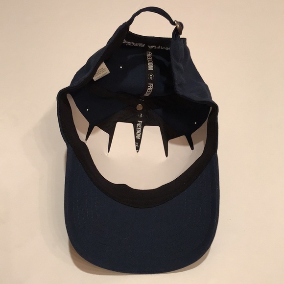NWT UNDER ARMOUR CAP HAT FREEDOM NAVY ADJUSTABLE HEATGEAR MEN’S - Picture 3 of 8